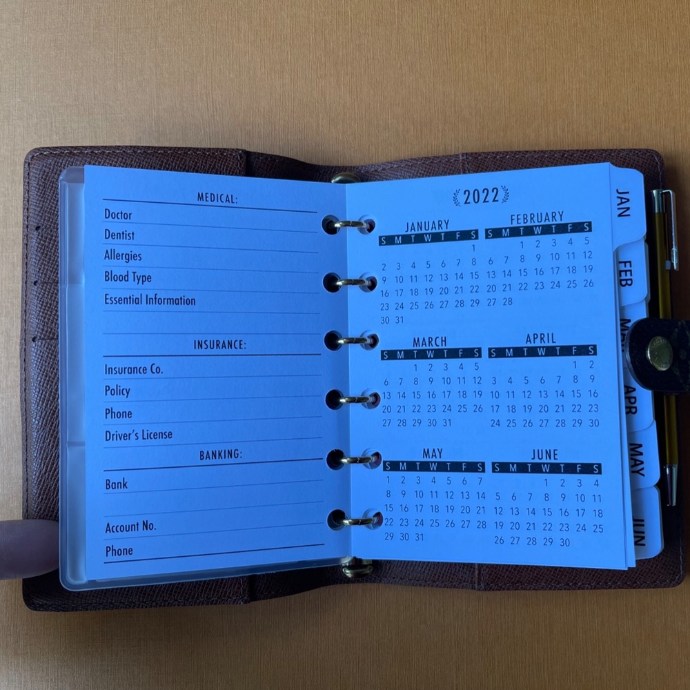 FIT Louis Vuitton Agendas 2024 Calendar-ALL SIZES: PM, MM & GM AVAILABLE - Picture 11 of 13